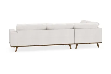 Copenhagen 4-sits Vänstervänd L-formad Schäslongsoffa i Bouclé - Vit - Möbler - Soffa - Divansoffa & schäslongsoffa - 4 sits soffa med divan
