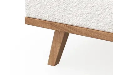 Copenhagen 4-sits Vänstervänd L-formad Schäslongsoffa i Bouclé - Vit - Möbler - Soffa - Divansoffa & schäslongsoffa - 4 sits soffa med divan