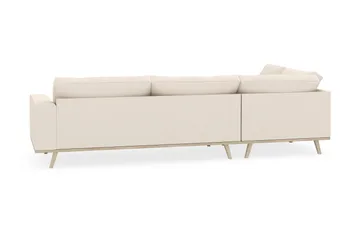 Copenhagen 4-sits Vänstervänd L-formad Schäslongsoffa i Manchester - Beige - Möbler - Soffa - Divansoffa & schäslongsoffa - 4 sits soffa med divan
