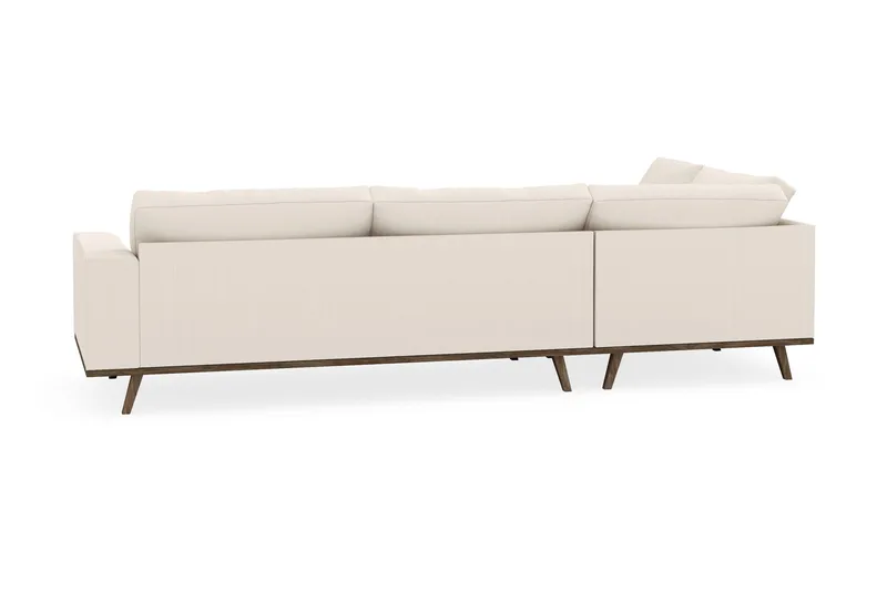 Copenhagen 4-sits Vänstervänd L-formad Schäslongsoffa i Manchester - Beige - Möbler - Soffa - Divansoffa & schäslongsoffa - 4 sits soffa med divan