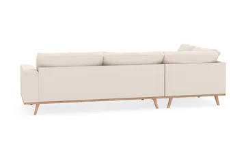 Copenhagen 4-sits Vänstervänd L-formad Schäslongsoffa i Manchester - Beige - Möbler - Soffa - Divansoffa & schäslongsoffa - 4 sits soffa med divan