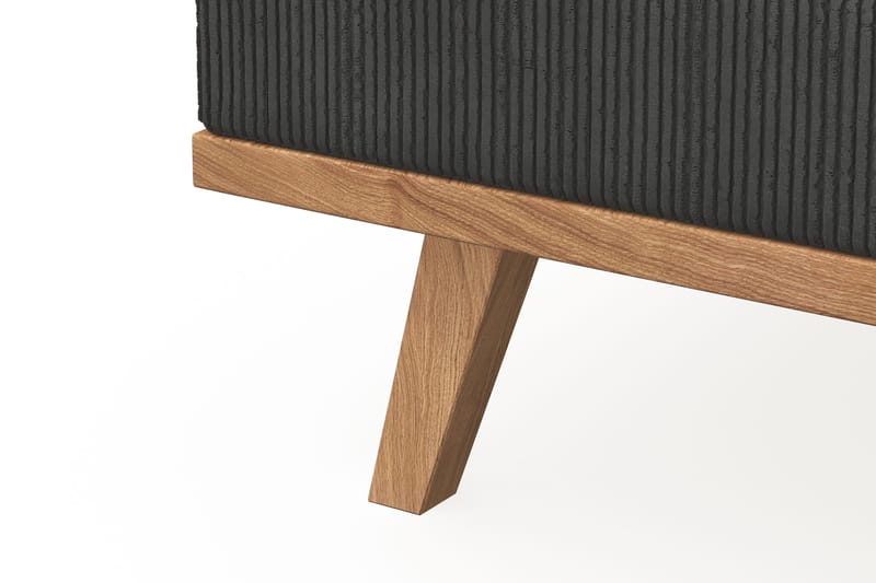 Copenhagen 4-sits Vänstervänd L-formad Schäslongsoffa i Manchester - Mörkgrå - Möbler - Soffa - Divansoffa & schäslongsoffa - 4 sits soffa med divan