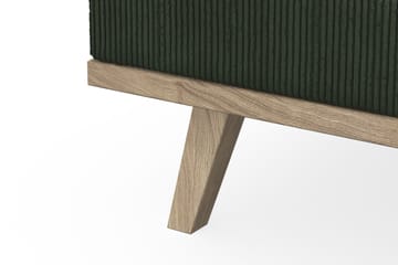 Copenhagen 4-sits Vänstervänd L-formad Schäslongsoffa i Manchester - Mörkgrön - Möbler - Soffa - Divansoffa & schäslongsoffa - 4 sits soffa med divan