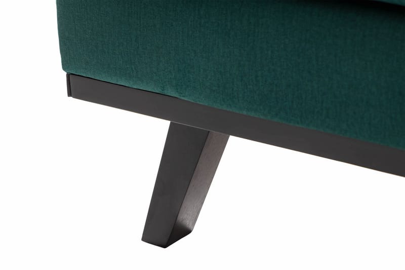 Copenhagen 4-sits Vänstervänd L-formad Schäslongsoffa i Sammet - Grön - Möbler - Soffa - Divansoffa & schäslongsoffa - 4 sits soffa med divan