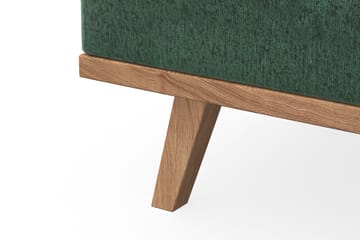 Copenhagen 4-sits Vänstervänd L-formad Schäslongsoffa i Sammet - Mörkgrön - Möbler - Soffa - Divansoffa & schäslongsoffa - 4 sits soffa med divan