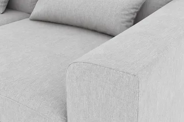 Copenhagen 4-sits Vänstervänd L-formad Schäslongsoffa i Tyg - Grå - Möbler - Soffa - Divansoffa & schäslongsoffa - 4 sits soffa med divan