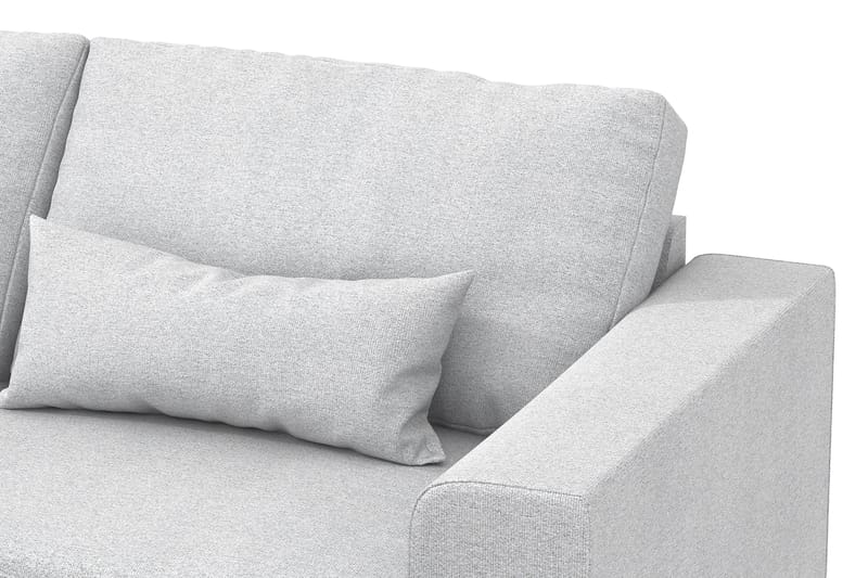 Copenhagen 4-sits Vänstervänd L-formad Schäslongsoffa i Tyg - Ljusgrå - Möbler - Soffa - Divansoffa & schäslongsoffa - 4 sits soffa med divan