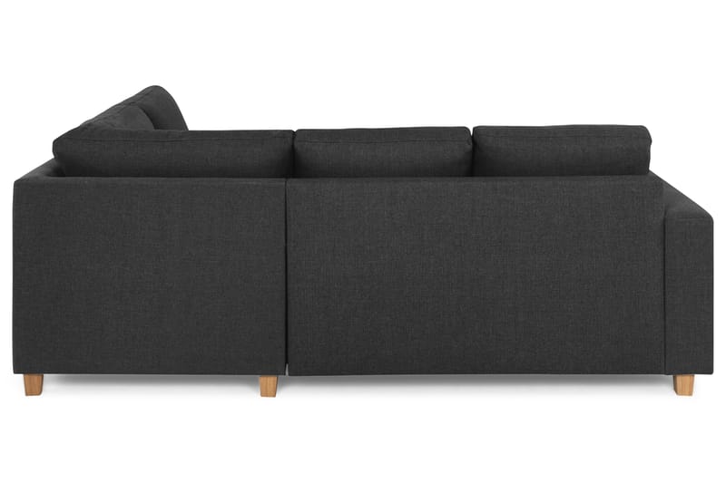 Crazy 3-sits Högervänd L-formad Schäslongsoffa i Tyg - Antracit - Möbler - Soffa - Divansoffa & schäslongsoffa - 2 sits soffa med divan