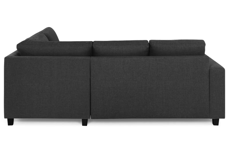 Crazy 3-sits Högervänd L-formad Schäslongsoffa i Tyg - Antracit - Möbler - Soffa - Divansoffa & schäslongsoffa - 2 sits soffa med divan
