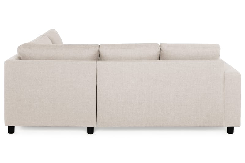 Crazy 3-sits Högervänd L-formad Schäslongsoffa i Tyg - Beige - Möbler - Soffa - Divansoffa & schäslongsoffa - 2 sits soffa med divan