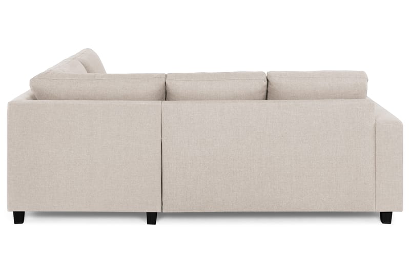 Crazy 3-sits Högervänd L-formad Schäslongsoffa i Tyg - Beige - Möbler - Soffa - Divansoffa & schäslongsoffa - 2 sits soffa med divan