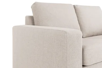 Crazy 3-sits Högervänd L-formad Schäslongsoffa i Tyg - Beige - Möbler - Soffa - Divansoffa & schäslongsoffa - 2 sits soffa med divan