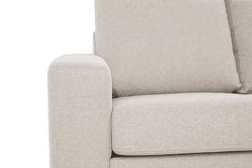 Crazy 3-sits Högervänd L-formad Schäslongsoffa i Tyg - Beige - Möbler - Soffa - Divansoffa & schäslongsoffa - 2 sits soffa med divan