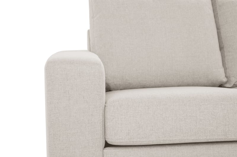 Crazy 3-sits Högervänd L-formad Schäslongsoffa i Tyg - Beige - Möbler - Soffa - Divansoffa & schäslongsoffa - 2 sits soffa med divan