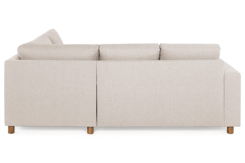 Crazy 3-sits Högervänd L-formad Schäslongsoffa i Tyg - Beige - Möbler - Soffa - Divansoffa & schäslongsoffa - 2 sits soffa med divan