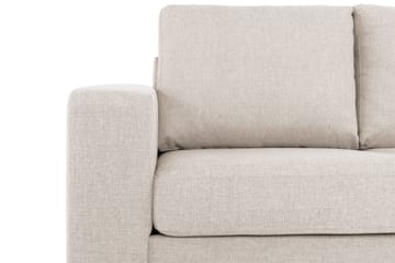 Crazy 3-sits Högervänd L-formad Schäslongsoffa i Tyg - Beige - Möbler - Soffa - Divansoffa & schäslongsoffa - 2 sits soffa med divan