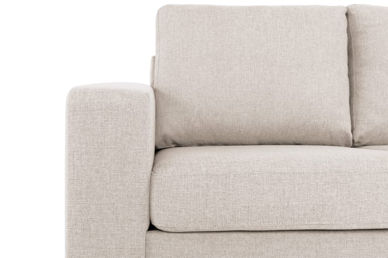 Crazy 3-sits Högervänd L-formad Schäslongsoffa i Tyg - Beige - Möbler - Soffa - Divansoffa & schäslongsoffa - 2 sits soffa med divan
