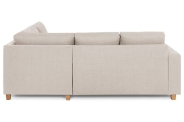 Crazy 3-sits Högervänd L-formad Schäslongsoffa i Tyg - Beige - Möbler - Soffa - Divansoffa & schäslongsoffa - 2 sits soffa med divan