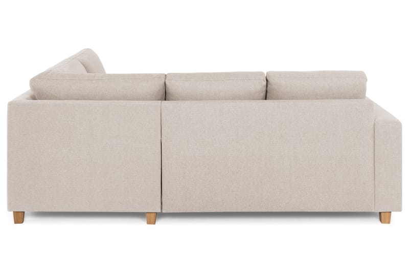 Crazy 3-sits Högervänd L-formad Schäslongsoffa i Tyg - Beige - Möbler - Soffa - Divansoffa & schäslongsoffa - 2 sits soffa med divan