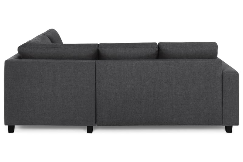Crazy 3-sits Högervänd L-formad Schäslongsoffa i Tyg - Mörkgrå - Möbler - Soffa - Divansoffa & schäslongsoffa - 2 sits soffa med divan