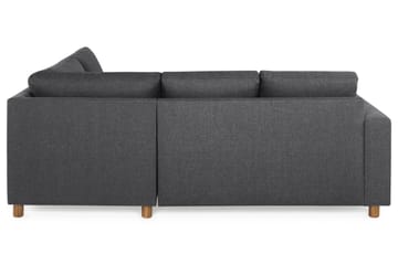 Crazy 3-sits Högervänd L-formad Schäslongsoffa i Tyg - Mörkgrå - Möbler - Soffa - Divansoffa & schäslongsoffa - 2 sits soffa med divan