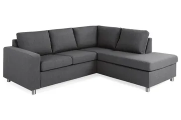 Metall,Runda Metallben - Mörkgrå