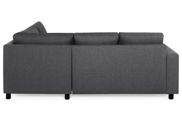 Crazy 3-sits Högervänd L-formad Schäslongsoffa i Tyg - Mörkgrå - Möbler - Soffa - Divansoffa & schäslongsoffa - 2 sits soffa med divan