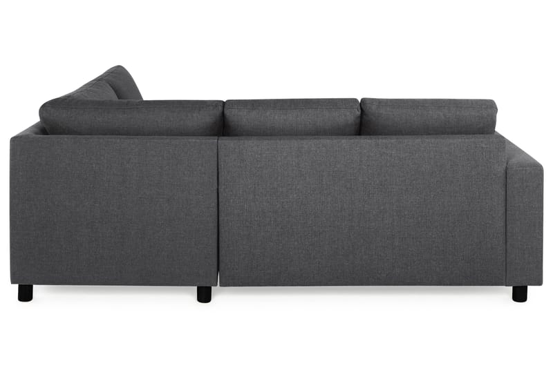 Crazy 3-sits Högervänd L-formad Schäslongsoffa i Tyg - Mörkgrå - Möbler - Soffa - Divansoffa & schäslongsoffa - 2 sits soffa med divan