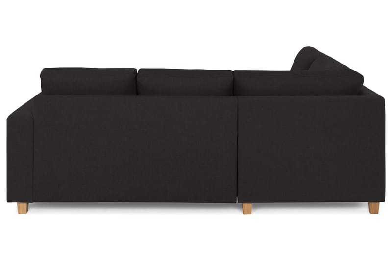 Crazy 3-sits Vänstervänd L-formad Schäslongsoffa i Tyg - Antracit - Möbler - Soffa - Divansoffa & schäslongsoffa - 2 sits soffa med divan