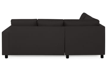 Crazy 3-sits Vänstervänd L-formad Schäslongsoffa i Tyg - Antracit - Möbler - Soffa - Divansoffa & schäslongsoffa - 2 sits soffa med divan