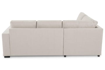 Crazy 3-sits Vänstervänd L-formad Schäslongsoffa i Tyg - Beige - Möbler - Soffa - Divansoffa & schäslongsoffa - 2 sits soffa med divan