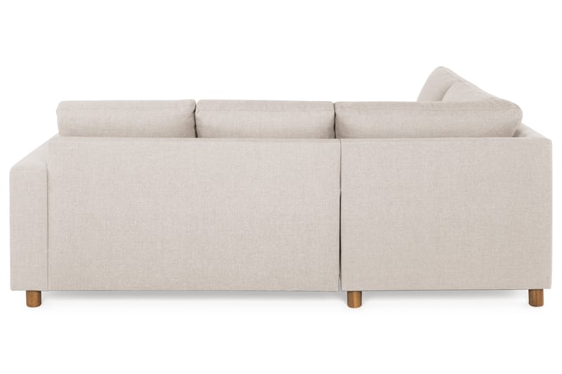 Crazy 3-sits Vänstervänd L-formad Schäslongsoffa i Tyg - Beige - Möbler - Soffa - Divansoffa & schäslongsoffa - 2 sits soffa med divan