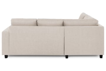 Crazy 3-sits Vänstervänd L-formad Schäslongsoffa i Tyg - Beige - Möbler - Soffa - Divansoffa & schäslongsoffa - 2 sits soffa med divan