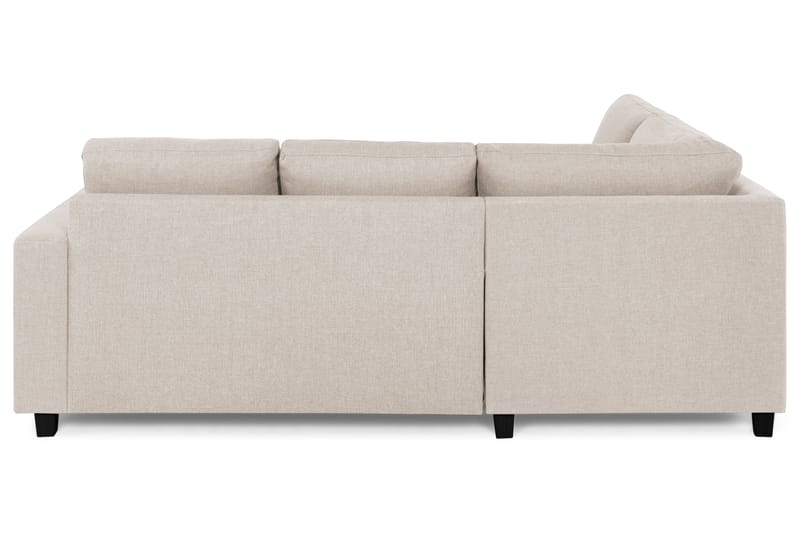 Crazy 3-sits Vänstervänd L-formad Schäslongsoffa i Tyg - Beige - Möbler - Soffa - Divansoffa & schäslongsoffa - 2 sits soffa med divan