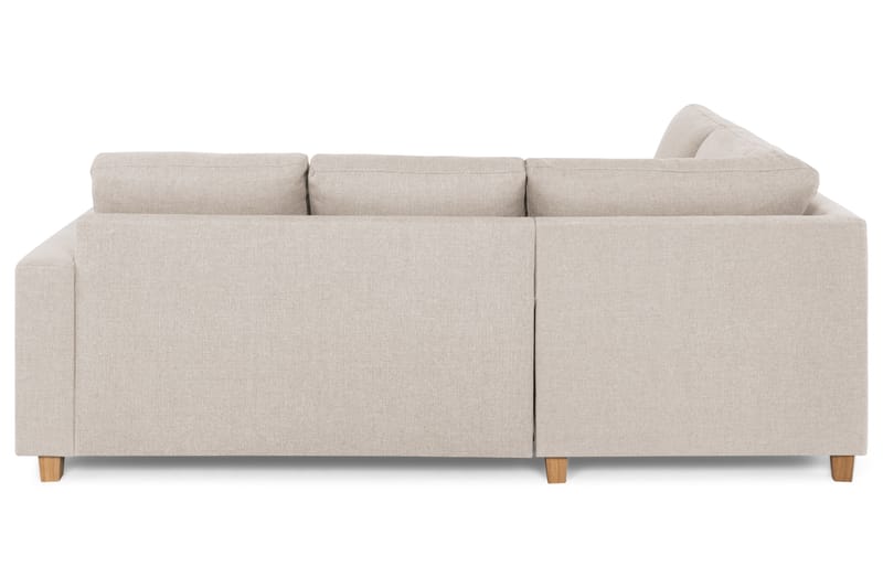 Crazy 3-sits Vänstervänd L-formad Schäslongsoffa i Tyg - Beige - Möbler - Soffa - Divansoffa & schäslongsoffa - 2 sits soffa med divan