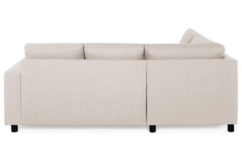 Crazy 3-sits Vänstervänd L-formad Schäslongsoffa i Tyg - Beige - Möbler - Soffa - Divansoffa & schäslongsoffa - 2 sits soffa med divan