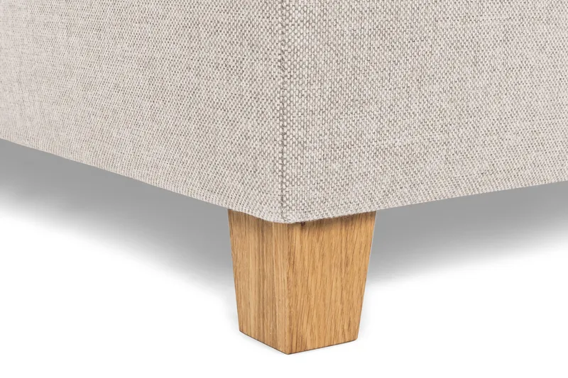 Crazy 3-sits Vänstervänd L-formad Schäslongsoffa i Tyg - Beige - Möbler - Soffa - Divansoffa & schäslongsoffa - 2 sits soffa med divan