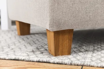 Crazy 3-sits Vänstervänd L-formad Schäslongsoffa i Tyg - Beige - Möbler - Soffa - Divansoffa & schäslongsoffa - 2 sits soffa med divan