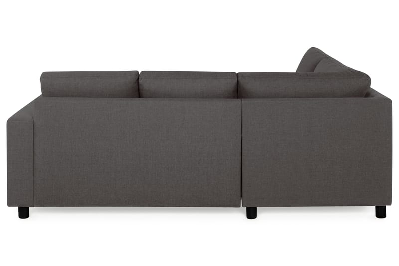 Crazy 3-sits Vänstervänd L-formad Schäslongsoffa i Tyg - Mörkgrå - Möbler - Soffa - Divansoffa & schäslongsoffa - 2 sits soffa med divan