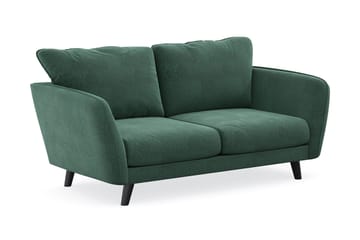 Trend Lyx 2-sits Sammetssoffa - Mörkgrön - Möbler - Soffa - 2 sits soffa
