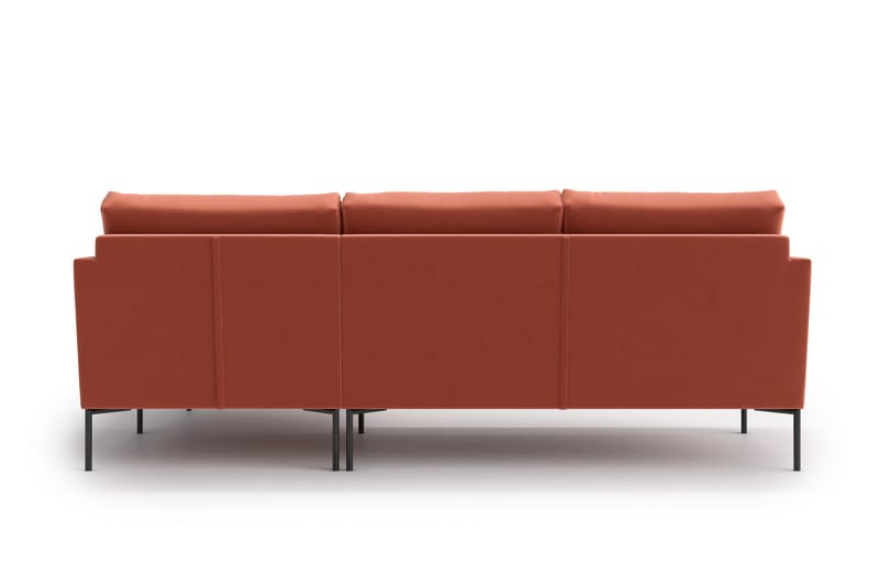 3-sits Divansoffa Nauro - Orange/Rosa - Möbler - Soffa - Divansoffa & schäslongsoffa - 3 sits soffa med divan