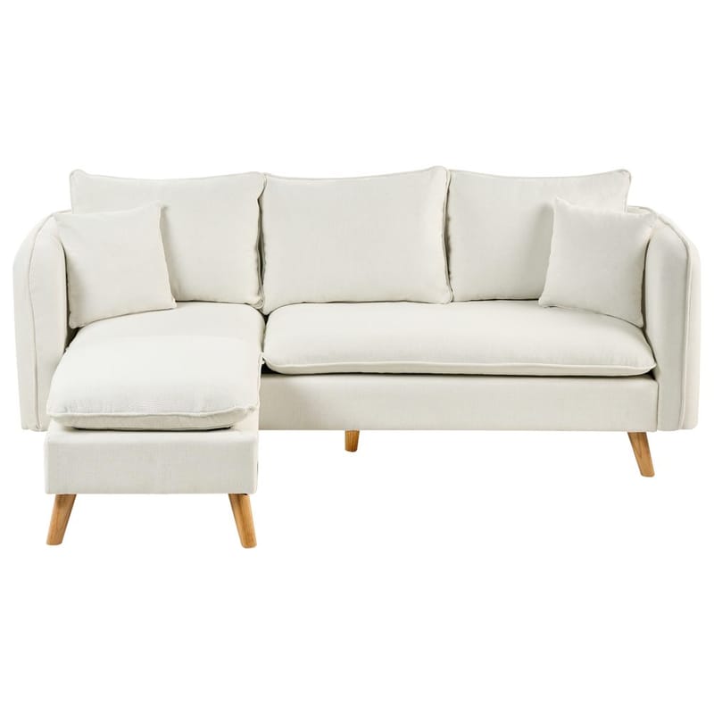 3-sits soffa Dalvik, Vit, brun