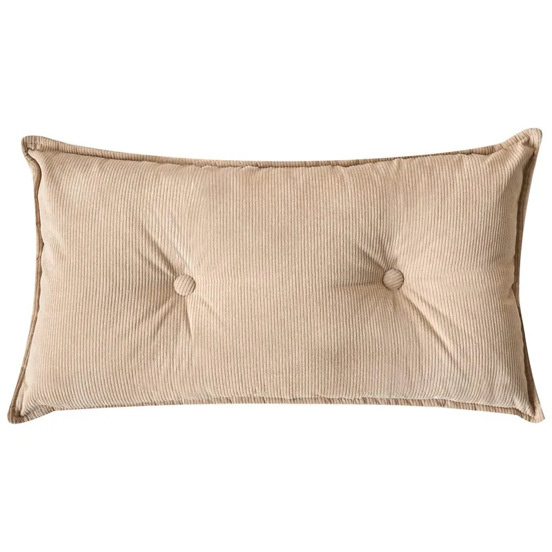 3-sits soffa Dolva - Beige, svart/Högervänd/Manchestertyg - Möbler - Soffa - Modulsoffa - Komplett modulsoffa