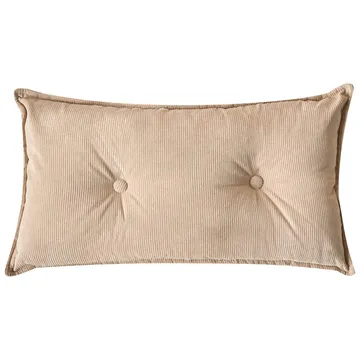 3-sits soffa Dolva - Beige, svart/Högervänd/Manchestertyg - Möbler - Soffa - Modulsoffa - Komplett modulsoffa