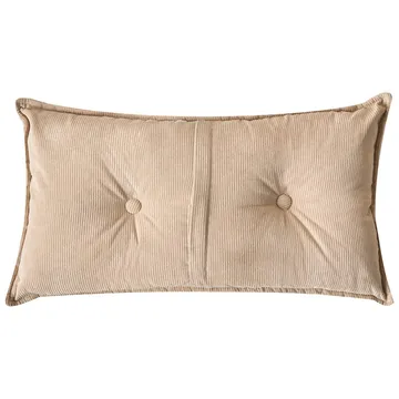 3-sits soffa Dolva - Beige, svart/Högervänd/Manchestertyg - Möbler - Soffa - Modulsoffa - Komplett modulsoffa