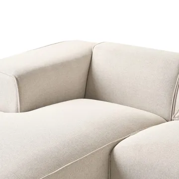 3-sits soffa Dolva - Beige, svart/Högervänd/Polyester - Möbler - Soffa - Modulsoffa - Komplett modulsoffa