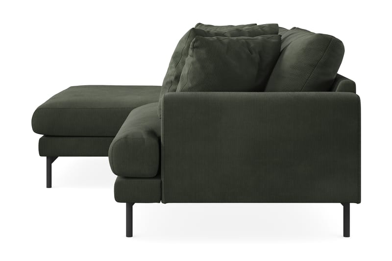 3-sits Divansoffa Armunia - Mörkgrön - 3 sits soffa med divan - Divansoffa & schäslongsoffa