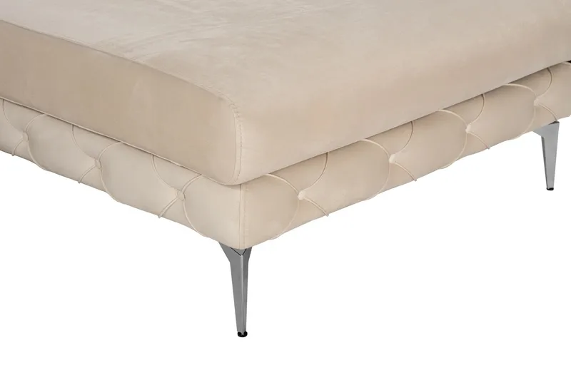 Beachport 3-sits Soffa med Divan Vänster - Beige - Möbler - Soffa - Divansoffa & schäslongsoffa - 3 sits soffa med divan