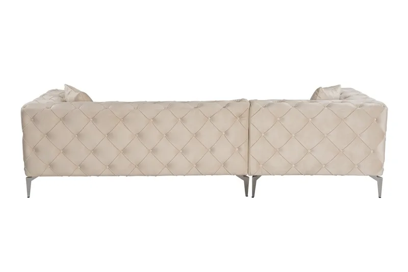 Beachport 3-sits Soffa med Divan Vänster - Beige - Möbler - Soffa - Divansoffa & schäslongsoffa - 3 sits soffa med divan