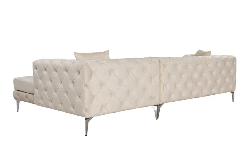Beachport 3-sits Soffa med Divan Vänster - Beige - Möbler - Soffa - Divansoffa & schäslongsoffa - 3 sits soffa med divan